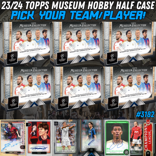 Break 3182 - 23/24 Topps UEFA Museum Collection - Half Case - Pick Your Team!