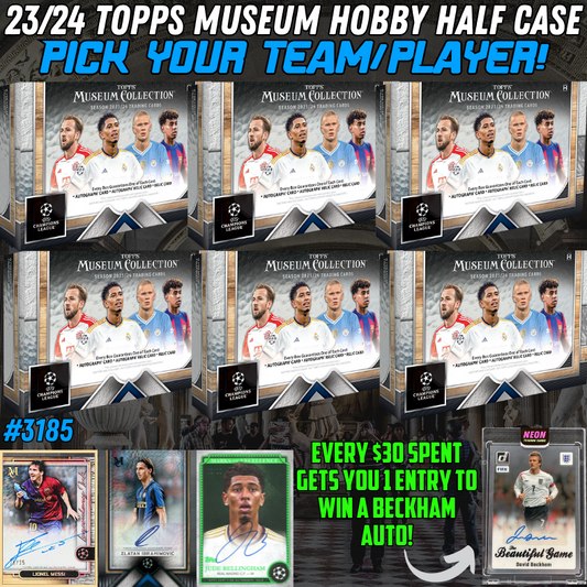 Break 3185 - 23/24 Topps UEFA Museum Collection - Half Case - Pick Your Team!