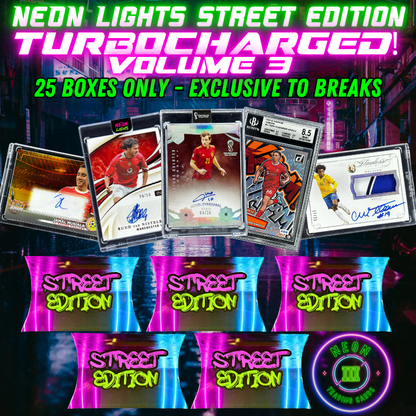 Break 3201 - Neon Street Edition TURBOCHARGED Vol. 3 - 5 Boxes - $39 Random - Round 5