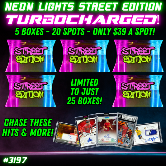 Break 3197 - Neon Street Edition TURBOCHARGED Vol. 3 - 5 Boxes - $39 Random!