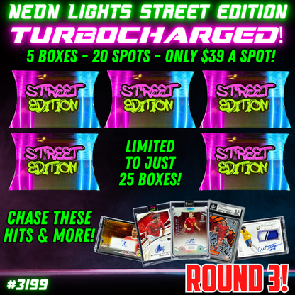 Break 3199 - Neon Street Edition TURBOCHARGED Vol. 3 - 5 Boxes - $39 Random -Round 3