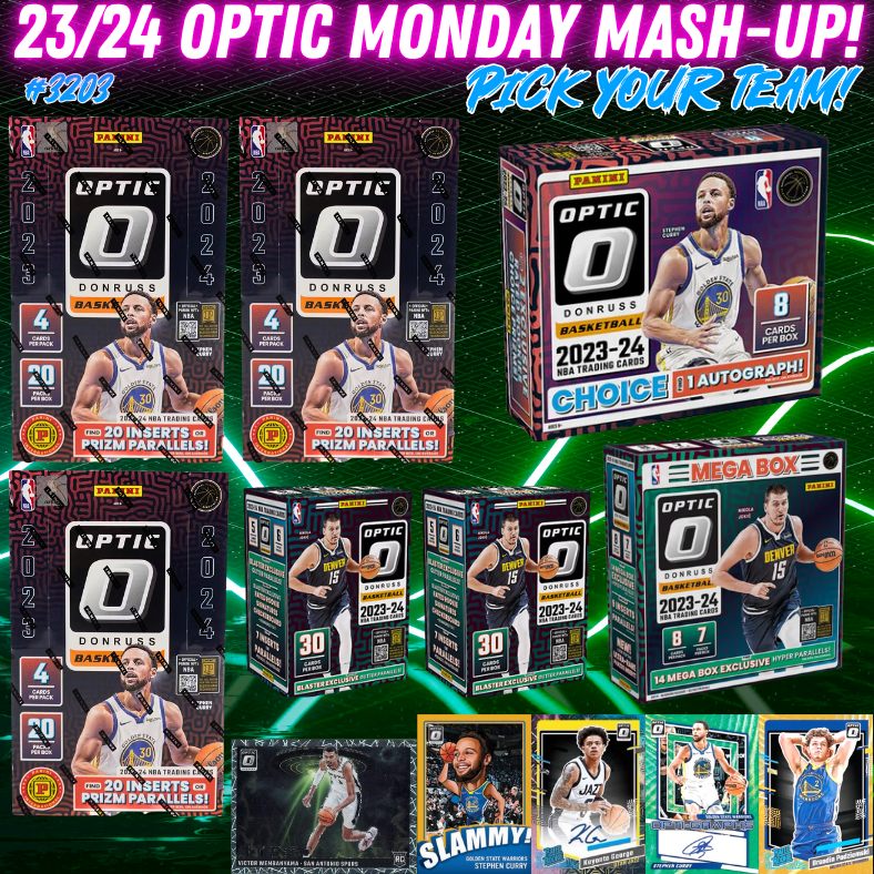 Break 3203 - NBA 23/24 Optic International Hobby x Choice Monday Mash Up Pick Your Team!