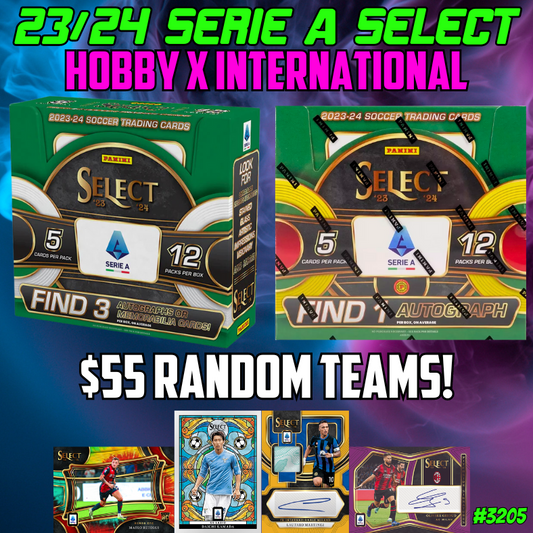 Break 3205 - 23/24 Select Serie A Hobby x International - Random Teams!
