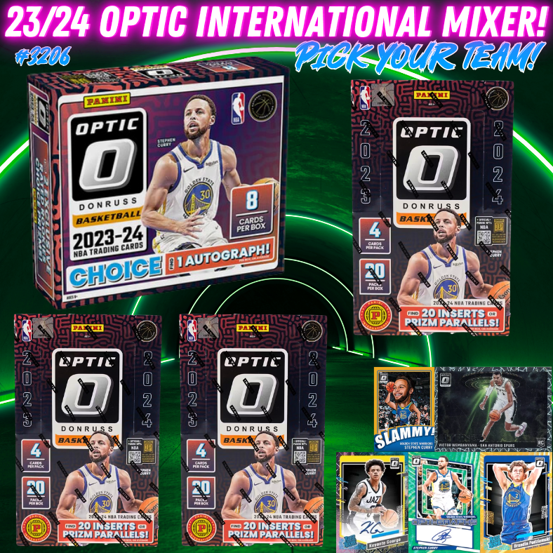 Break 3206 - NBA 23/24 Optic International Hobby x Choice - Pick Your Team!