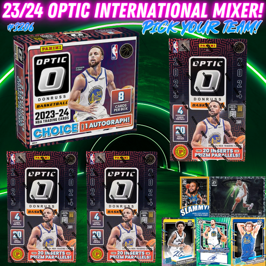 Break 3206 - NBA 23/24 Optic International Hobby x Choice - Pick Your Team!