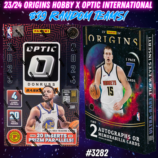 Break 3282 - NBA 23/24 Origins Hobby x Optic International Hobby - $39 Random Teams!