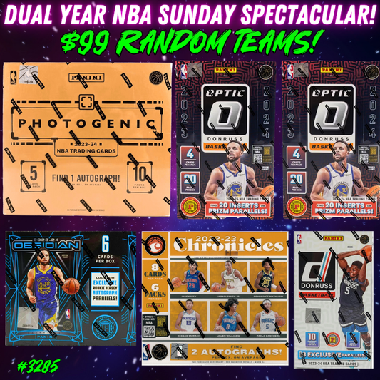 Break 3285 - NBA Dual Year SUNDAY SPECTACULAR Photogenic Hobby Random Teams Mixer!