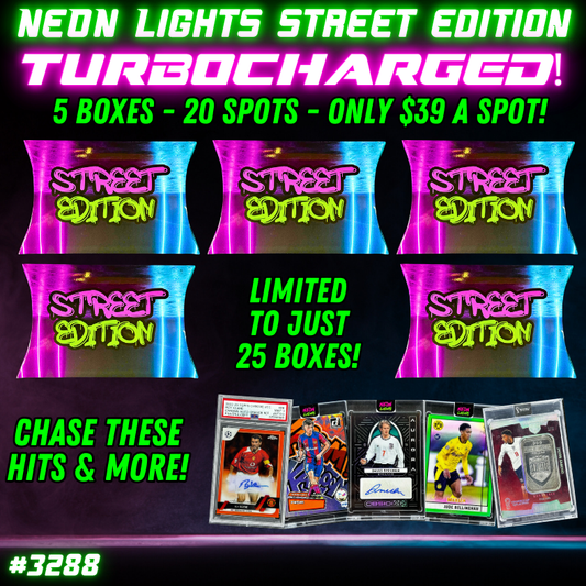 Break 3288 - Neon Street Edition TURBOCHARGED Vol. 4 - 5 Boxes - $39 Random!