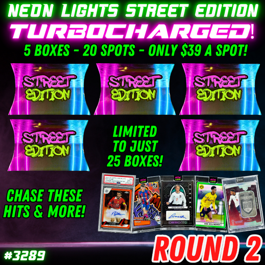 Break 3289 - Neon Street Edition TURBOCHARGED - Vol .4 - 5 Boxes - $39 Random! ROUND 2