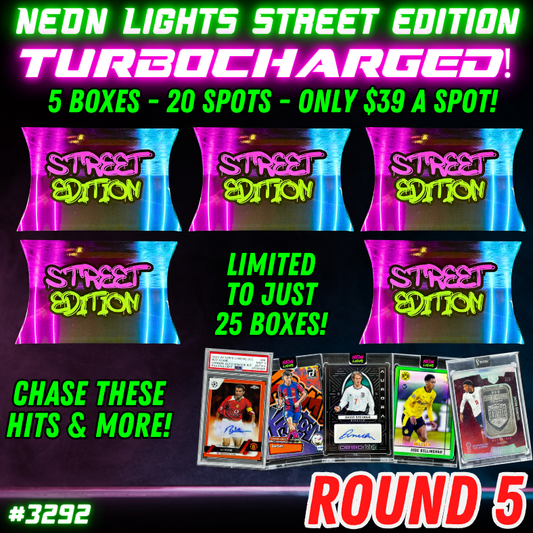 Break 3292 - Neon Street Edition TURBOCHARGED - Vol .4 - 5 Boxes - $39 Random! ROUND 5