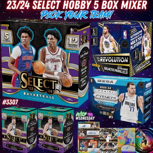 Break 3307 - NBA 23/24 Select Hobby x Revolution 5 Box - Pick Your Team!