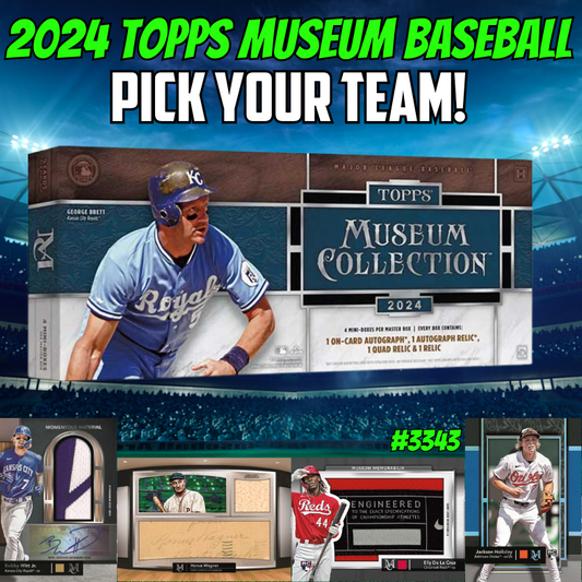 Break 3343 - 2024 Topps Museum Baseball - Pick Your Team!