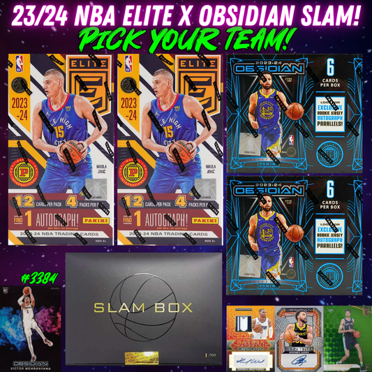 Break 3384 - 23/24 NBA Obsidian x Elite SLAM - Pick Your Team!
