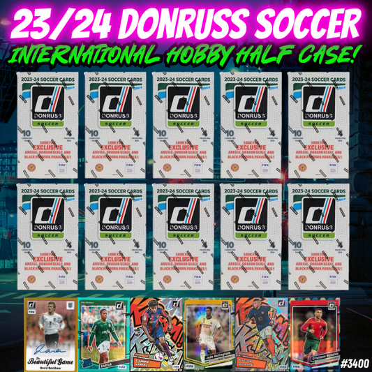 Break 3400 - 23/24 Donruss International Hobby - Half Case - Pick Your Team!