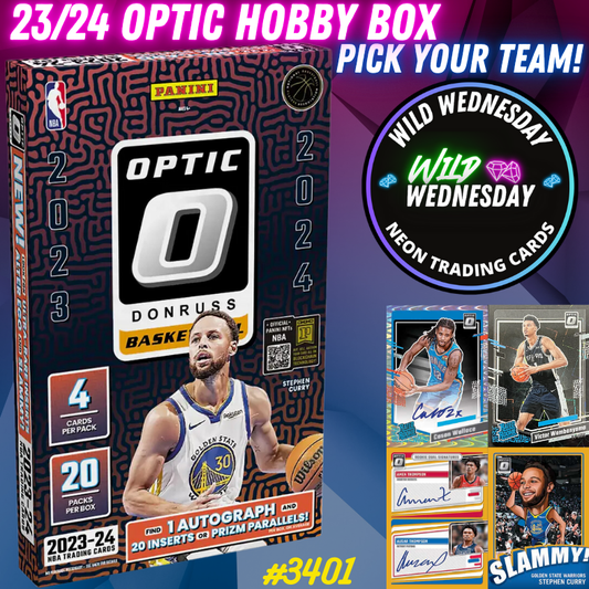 Break 3402 - NBA 23/24 Optic HOBBY - Pick Your Team!