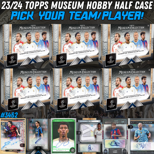 Break 3462 - 23/24 Topps UEFA Museum Collection - Half Case - Pick Your Team!