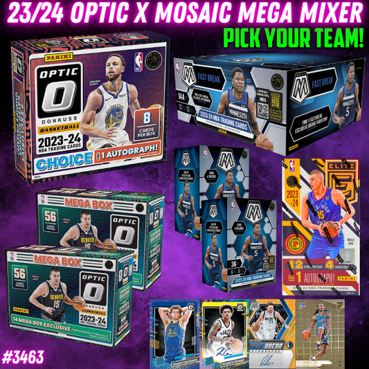 Break 3463 - 23/24 NBA Optic Choice x Mosaic Mega Mixer - Pick Your Team!