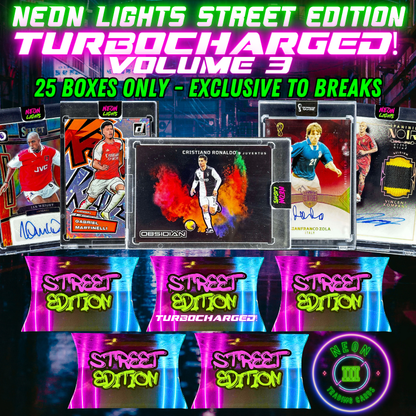 Break 3481 - 23/24 EPL Select Hobby x Neon Lights Street TURBOCHARGED Volume 3 - Random Teams!
