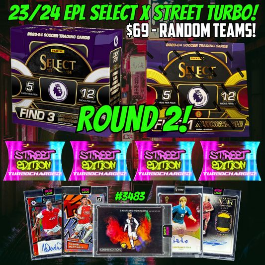 Break 3481 - 23/24 EPL Select Hobby x Neon Lights Street TURBOCHARGED Volume 3 - ROUND 2!