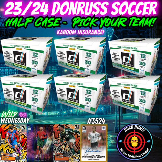 Break 3524 - 23/24 Donruss Soccer International - Hobby - Half Case - Pick Your Team!