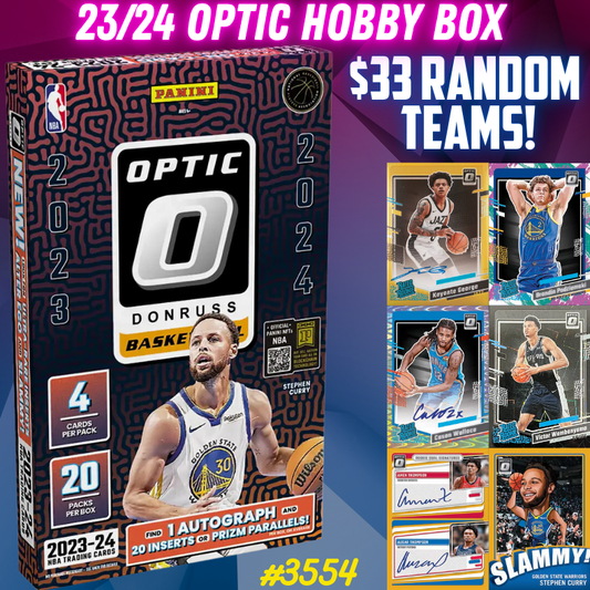 Break 3554 - NBA 23/24 Optic HOBBY - $33 Random Teams!