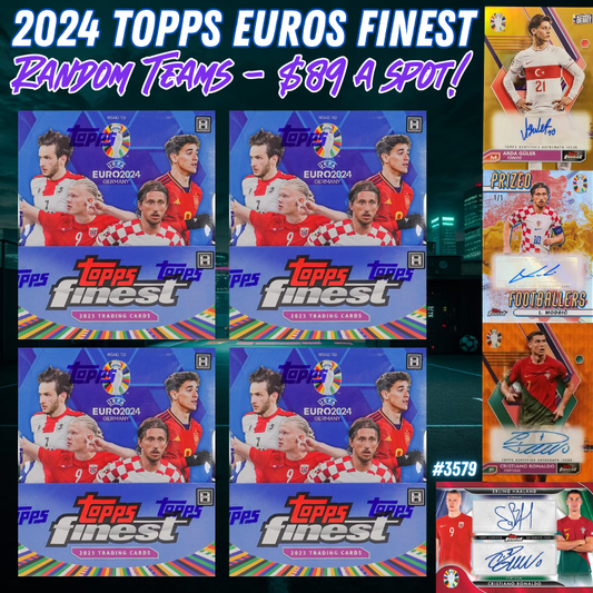 Break 3579 - 23/24 Topps Euro Finest - 4 Box - Random Teams!
