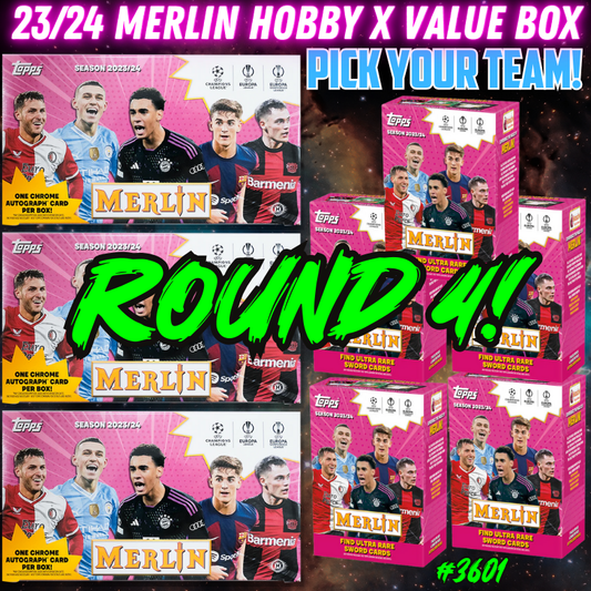 Break 3601 - 23/24 UCC Merlin Hobby x Value Box - Pick Your Team/Player! FINAL ROUND