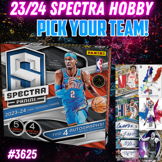Break 3626 - NBA 23/24 Spectra Hobby - Pick Your Team!