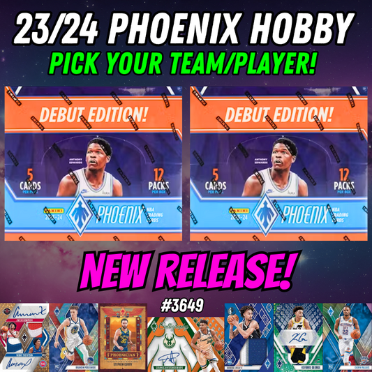 Break 3649 - 23/24 Panini NBA Phoenix Hobby - 2 Box Pick Your Team - NEW RELEASE!