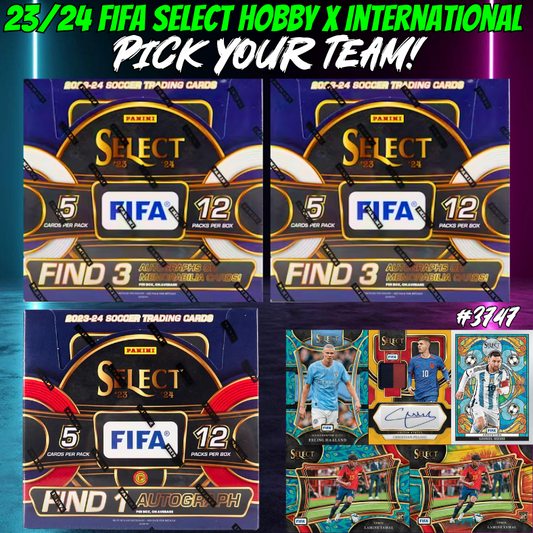 Break 3747 - 23/24 FIFA Select Hobby x International - Pick Your Team/Player!