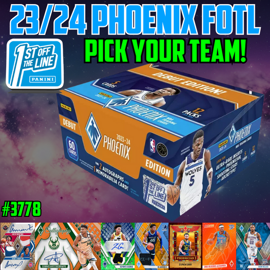Break 3778 - NBA 23/24 Phoenix FOTL - Pick Your Team!