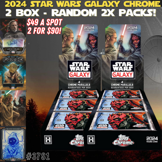 Break 3781 - 2024 Star Wars Galaxy Chrome - RELEASE DAY - Random Packs!