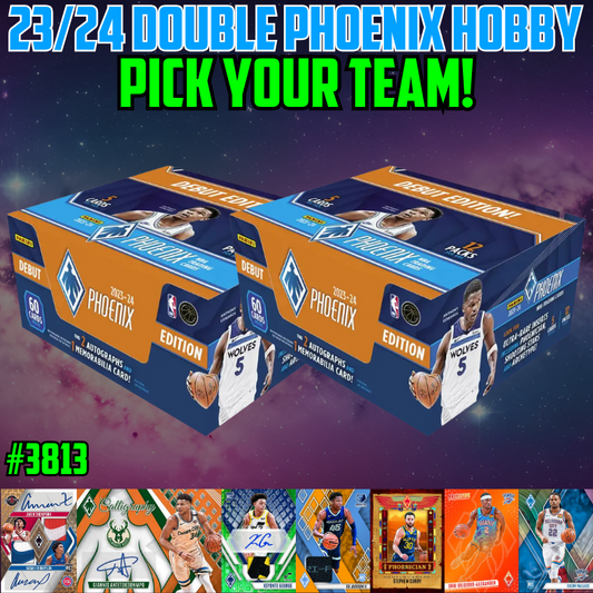 Break 3813 - NBA 23/24 Double Phoenix Hobby - Pick Your Team!