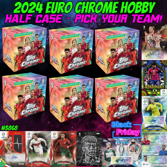 Break 3868 - 2024 Euro Chrome Hobby HALF CASE - BLACK FRIDAY - Pick Your Nation!