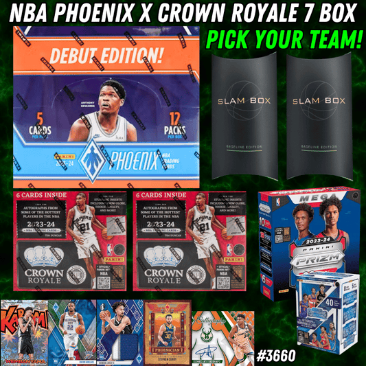 Break 3660 - 23/24 NBA Phoenix x Crown Royale 7 Box Pick Your Team!