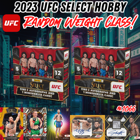 Break 1066 - 2023 UFC Select Hobby 2 Box Random Weight Class