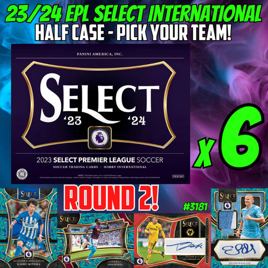 Break 3181 - 23/24 Select Premier League Hobby International -2nd Half Case - PICK YOUR TEAM!