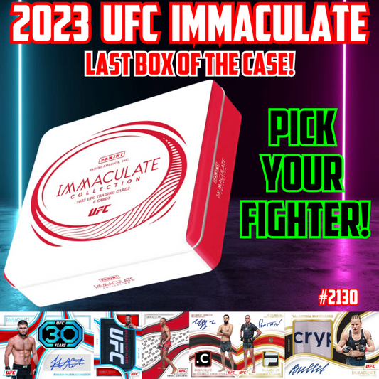 Break 2130 - 2023 UFC Immaculate 1 Box - Pick Your Fighter!