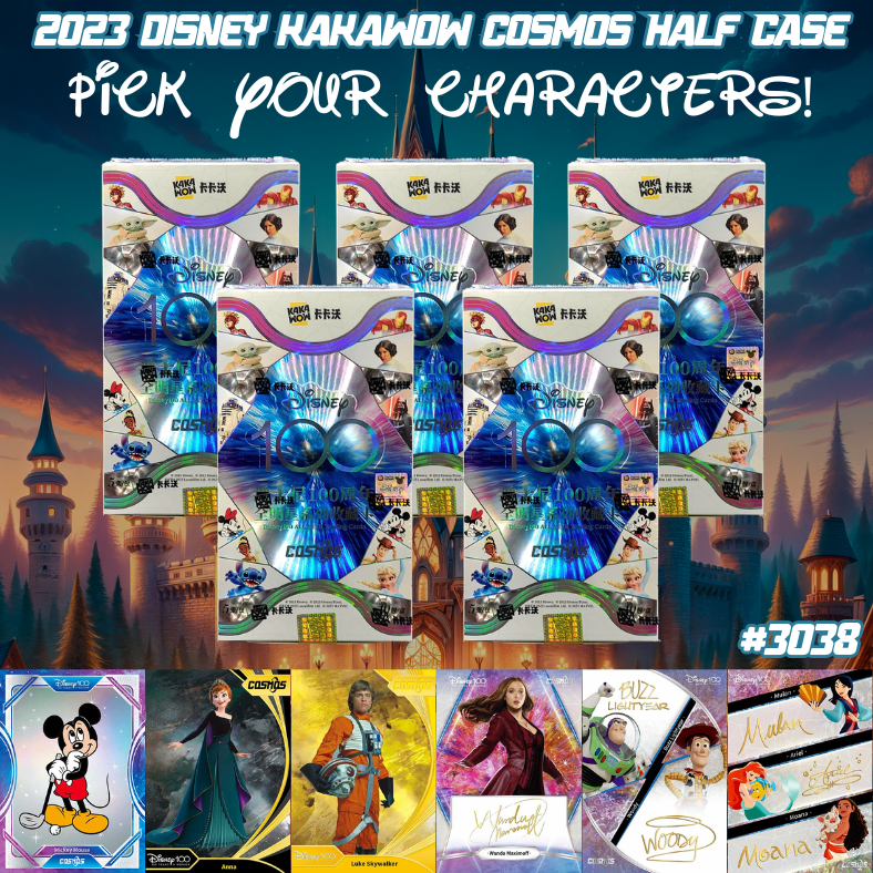 Break 3038 - 2023 Disney Kakwow Cosmos 5 Box HALF CASE - Pick Your Character/Movie!