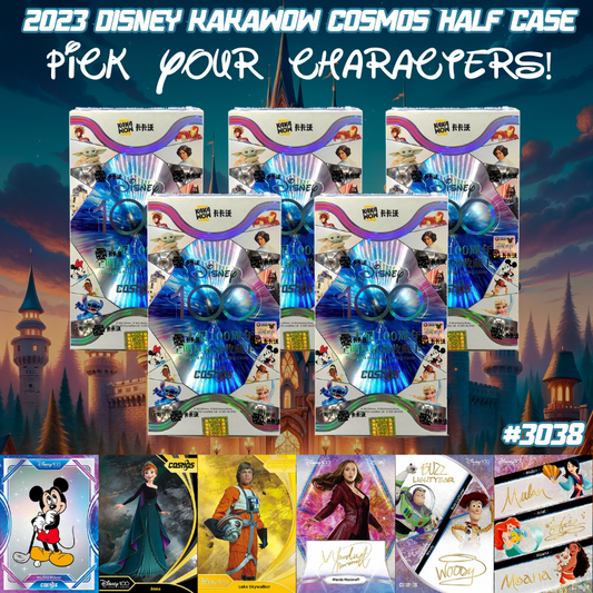 Break 3038 - 2023 Disney Kakwow Cosmos 5 Box HALF CASE - Pick Your Character/Movie!