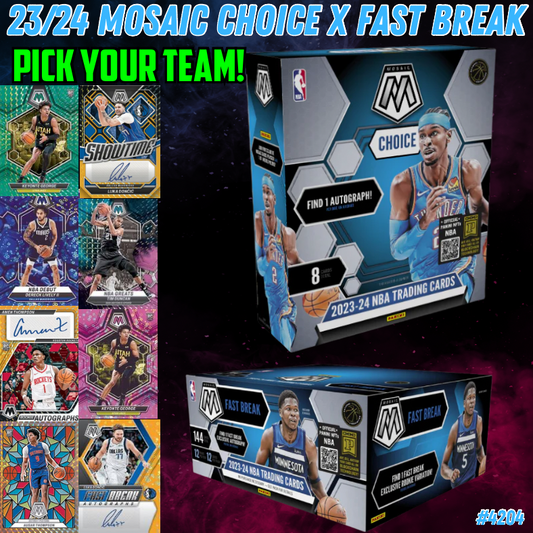 Break 4204 - NBA 23/34 Mosaic Mixer - Pick Your Team!
