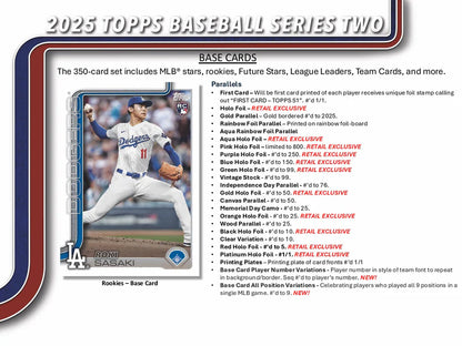 2025 Topps Series 2 Baseball Mega Box