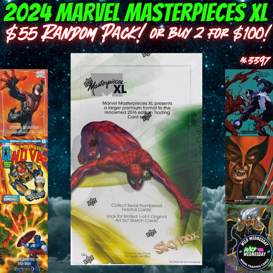 Break 3397 - 2024 Marvel Masterpieces XL - Random Pack Break!