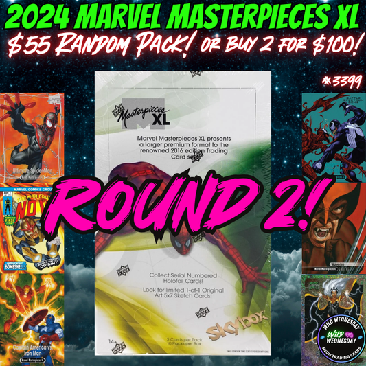 Break 3399 - 2024 Marvel Masterpieces XL - Random Pack Break ROUND 2!