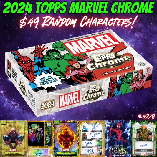 Break 4278 - 2024 Topps Marvel Chrome - Random Characters!