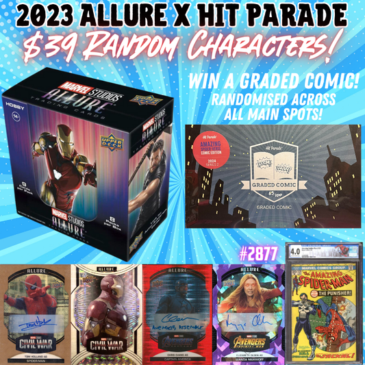 Break 2877 - 2023 Marvel Allure x Hit Parade - Random Characters - $39 a spot!