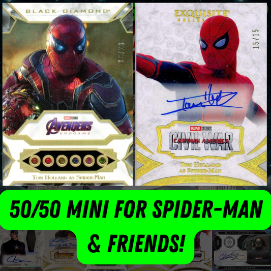 50/50 Mini for Spider-Man & Friends in Break 5053 - 2021 Marvel Black Diamond - PYC!