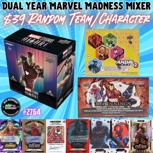 Break 2764 - Dual Year Marvel Madness Mixer - Random Teams - $39 a spot!