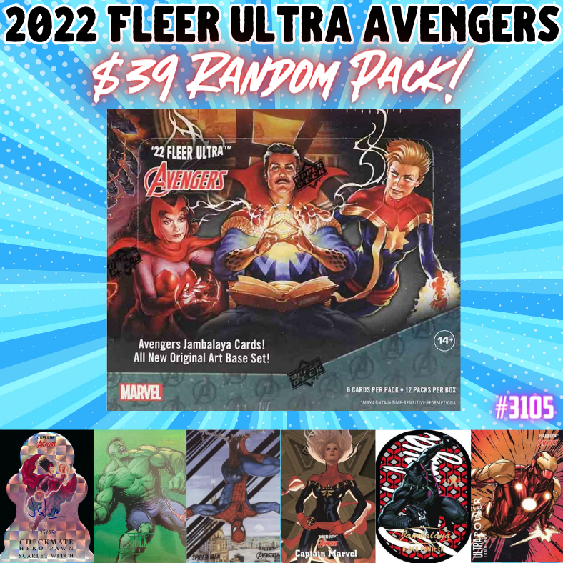 Break 3105 - 2022 Fleer Ultra Avengers - Random Pack Break!