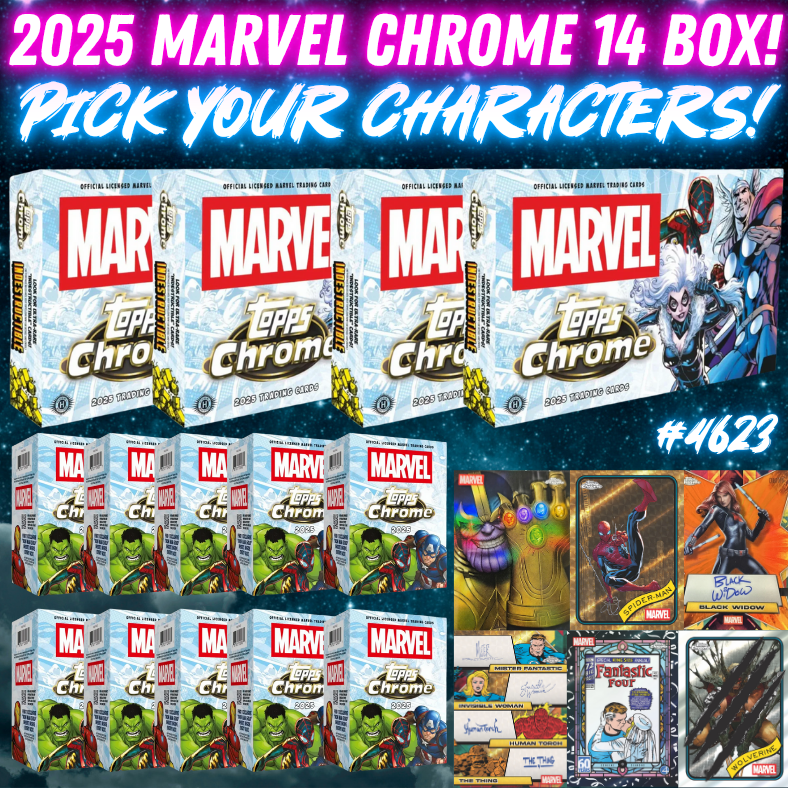 Break 4623 - 2025 Topps Marvel Chrome - 14 BOX Pick Your Characters!